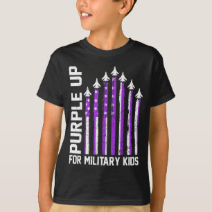 Purple up for military kids toddler women boysPurp T-Shirt