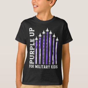 Purple Up For Military Military Child Month  T-Shirt