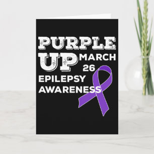 Purple Up March 26 Support Epilepsy Awareness Card