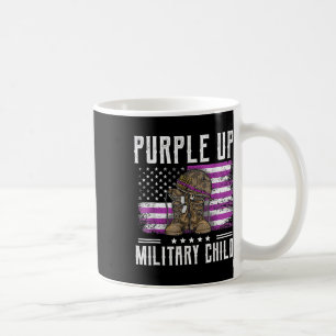 Purple Up Month Of The Military Child Kids Boots U Coffee Mug