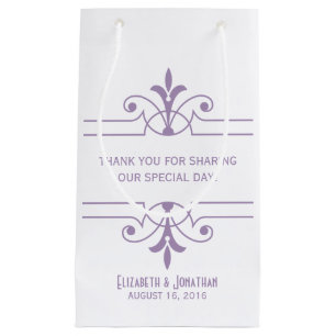 Purple v2 Fancy Ornamental Gift Bag