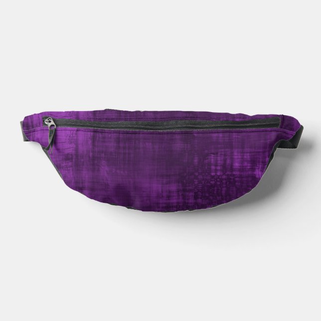 PURPLE VELVET PATTERN BUM BAGS (Lay Down)