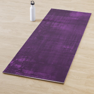 PURPLE VELVET PATTERN YOGA MAT