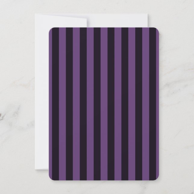 Purple Vertical Stripes Customise This! (Front)