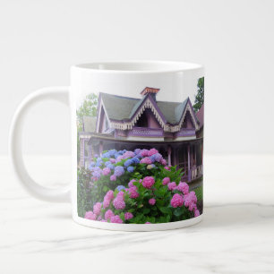 Purple Victorian Cottage - Martha's Vineyard Large Coffee Mug