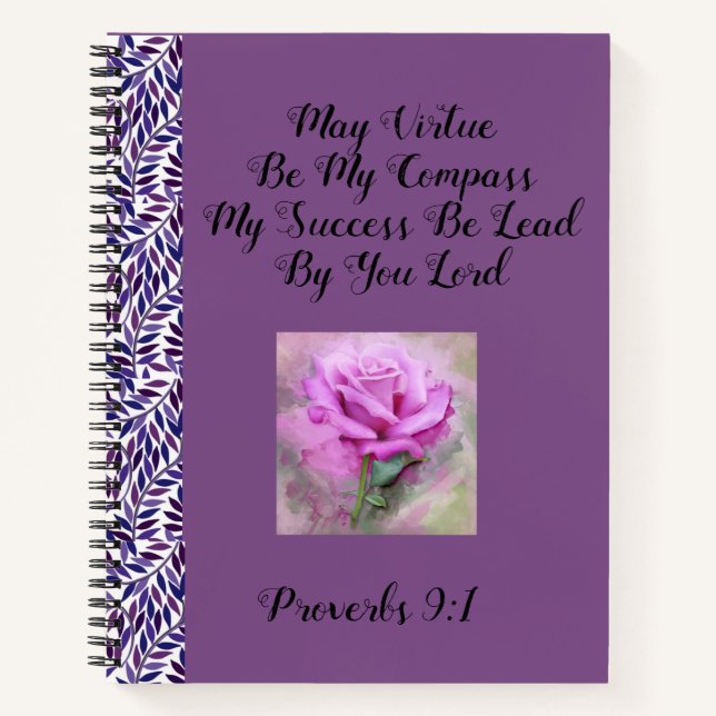 Purple Vine Rose Business Journal (Front)