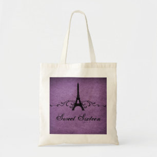 Purple Vintage French Flourish Sweet 16 Bag
