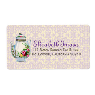 Purple Vintage French Tea Party