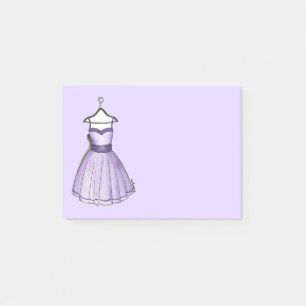 Purple Vintage Prom Dress Fashionista Post Its Post-it Notes
