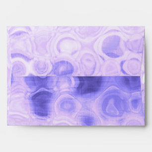 Purple Vintage Retro Glamour Fashion Circle Art Envelope