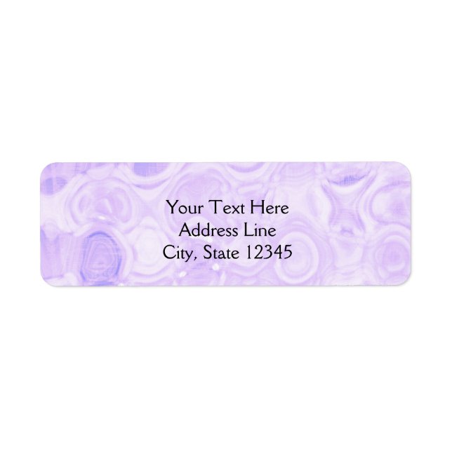 Purple Vintage Retro Glamour Fashion Circle Labels (Front)