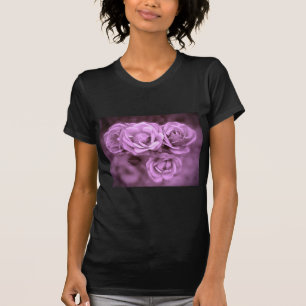 Purple Vintage Roses T-Shirt