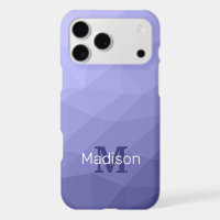 Purple violet blue mesh ombre pattern Monogram
