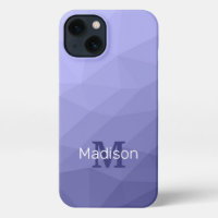 Purple violet  blue mesh ombre pattern Monogram