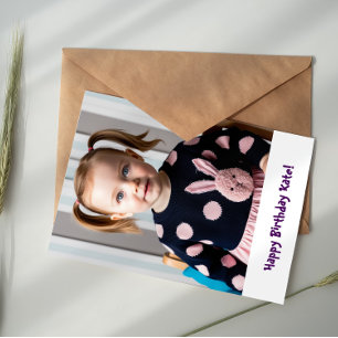 Purple Violet Cute Ghosts Spooky One 1st Birthday Invitation