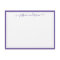 Purple Violet Elegant Modern Preppy Girly Script