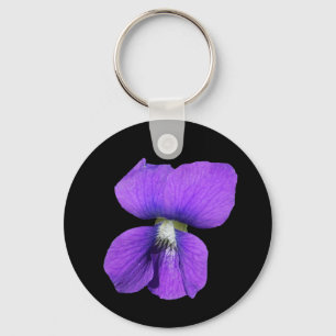 Purple Violet keychain