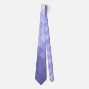 Purple violet triangle geometric squares tie