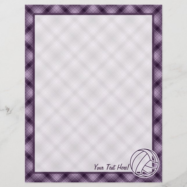 Purple Volleyball (Front)