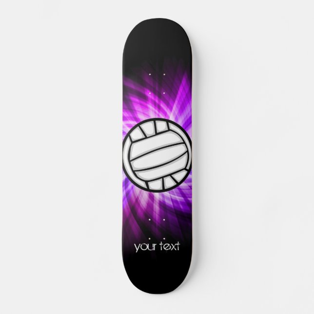 Purple Volleyball Skateboard (Front)