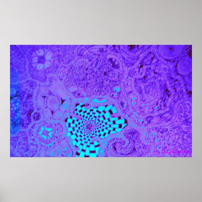 Purple Vortex Maze Poster (Front)