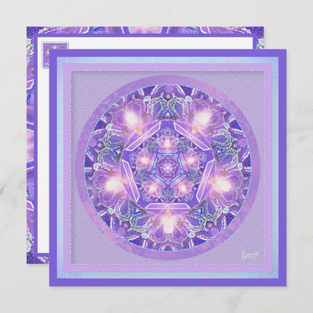 Purple W1 blank card (Front/Back)