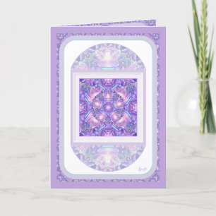 Purple W1 blank card