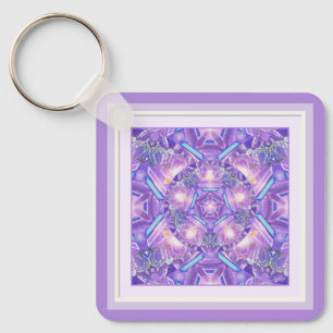 Purple W1 Key Ring