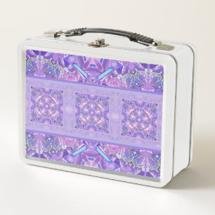 Purple W1 Metal Lunch Box