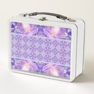 Purple W1 Metal Lunch Box