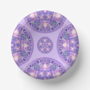 Purple W1 Paper Plate