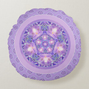 Purple W1 Round Cushion