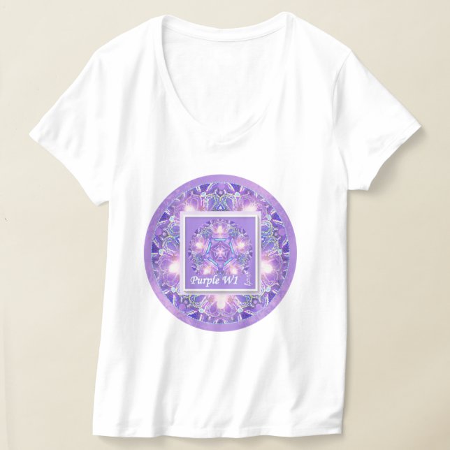 Purple W1 T-Shirt (Laydown)