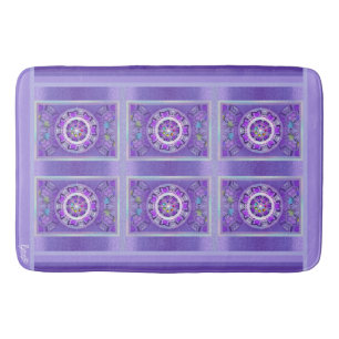 Purple W2 Bath Mat