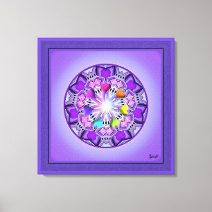 Purple W2 Canvas Print
