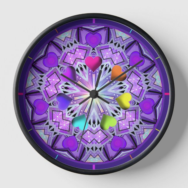 Purple W2 Clock (Front)