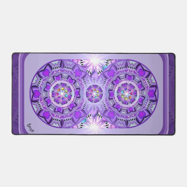 Purple W2 Desk Mat (Front)
