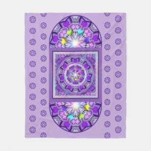 Purple W2 Fleece Blanket