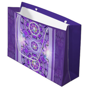 Purple W2 Large Gift Bag