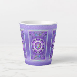 Purple W2 Latte Mug