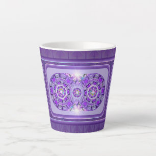 Purple W2 Latte Mug