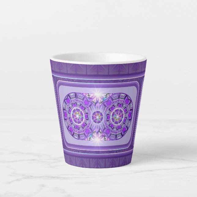 Purple W2 Latte Mug (Front)