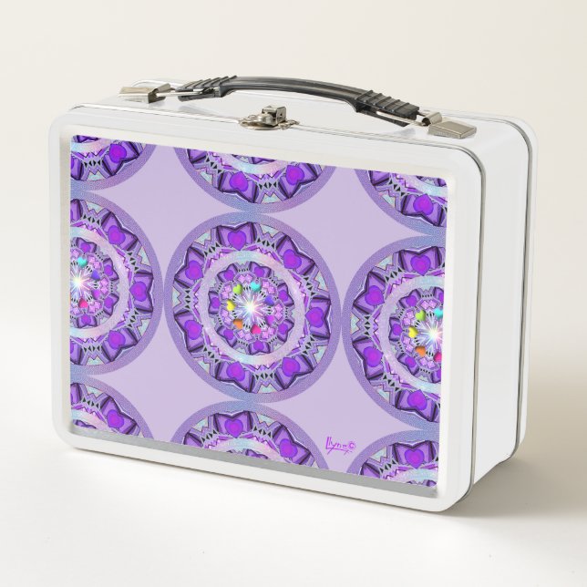 Purple W2 Metal Lunch Box (Front)