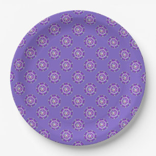 Purple W2 Paper Plate