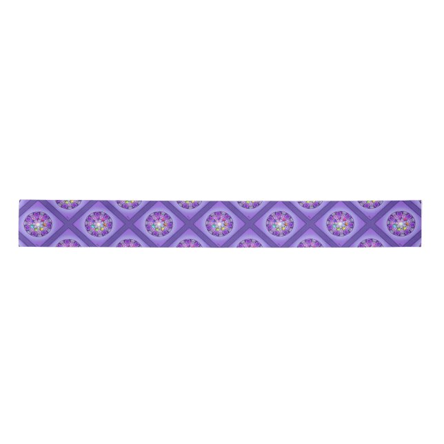 Purple W2 Satin Ribbon (Front)
