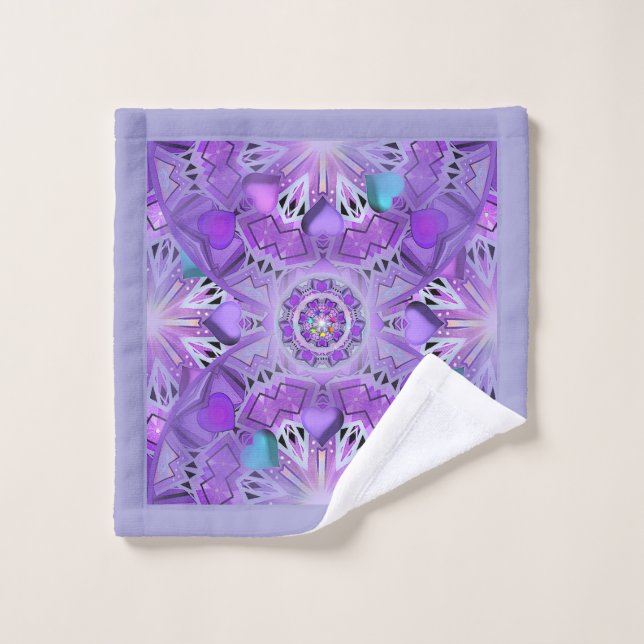 Purple W2 Wash Cloth (Wash Cloth)