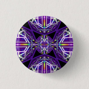 Purple W3 3 Cm Round Badge