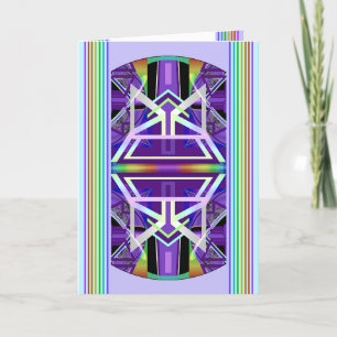 Purple W3 birthday card