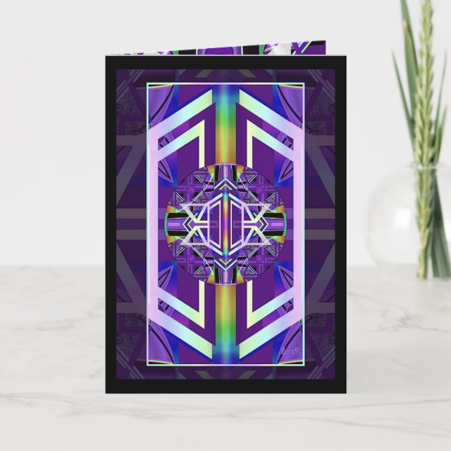 Purple W3 blank card (Front)