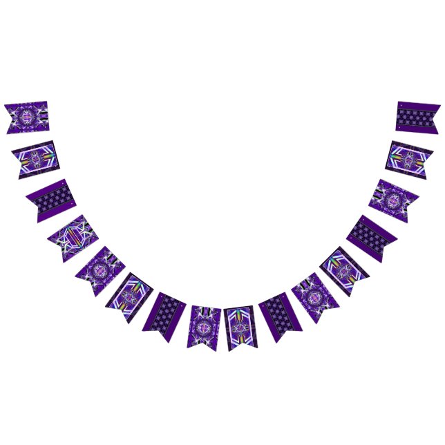 Purple W3 Bunting (All)
